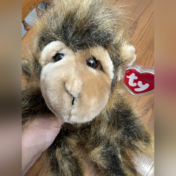 Ty Beanie Buddy Classic. Monkey named Cha Cha. GUC. 12 inches. - Picture 10 of 10